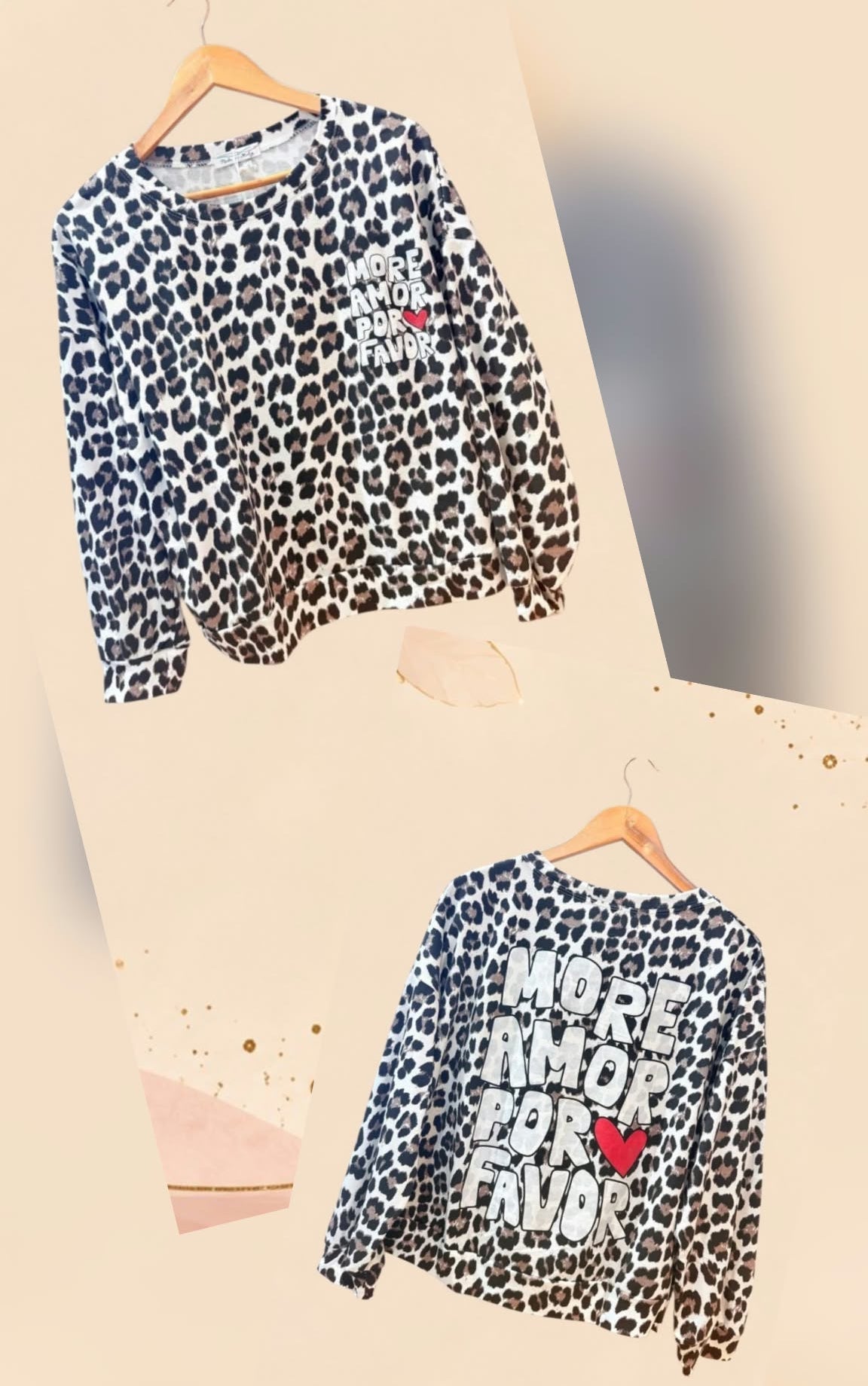 Pull léopard "Amor"